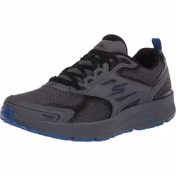 Skechers mens Go Run Consistent - Performance Running & Walking Shoe Sneaker  Charcoal/Blue  9.5 US