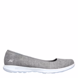 Skechers womens Go Walk Lite - 136001 Ballet Flat  Grey  9 US
