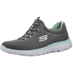 Skechers Sport Women's Summits Sneaker  Grey/Aqua  10 W