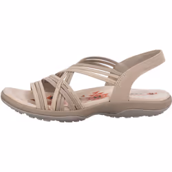 Skechers womens Reggae Slim Simply Stretch Sport Sandal  Natural/Taupe