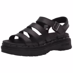 Skechers Women's Platform Fisherman Sandal Black/Black 10