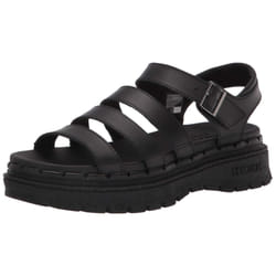 Skechers Women's Platform Fisherman Sandal  Black/Black  10