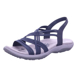 Skechers Women's Reggae Slim-Simply Stretch Sport Sandal  Navy  10