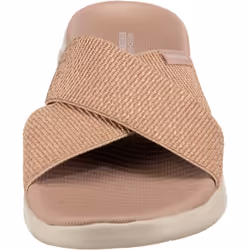 Skechers womens On-the-go 600 - 16259 Slide Sandal  Rose Gold  6 Wide US