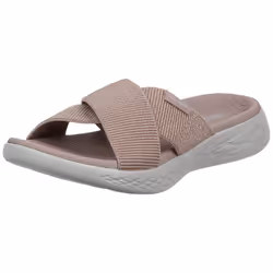Skechers womens On-the-go 600 - 16259 Slide Sandal Rose gold 8 Wide US