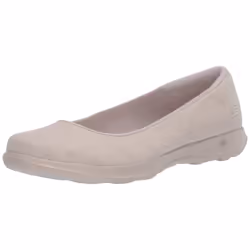 Skechers womens Go Walk Lite - 136001 Ballet Flat  Natural  8 US