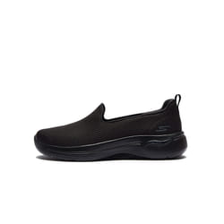 Skechers Women's Go Walk Arch Fit-Grateful Sneakers  Black  7 Wide