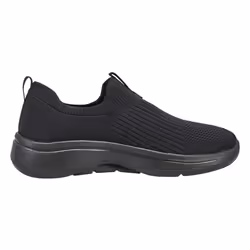 Skechers Women's Go Walk Arch Fit Iconic Sneaker  Black/Black  7.5