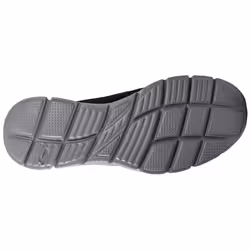 Skechers Men's Equalizer Double Play Slip-On Loafer Black/Charcoal 10