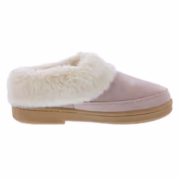 Clarks Women's Faux Fur Clog Indoor and Outdoor Slipper (9 M US  Light