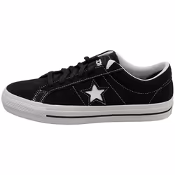 Converse One Star Pro Ox Unisex Casual Trainers in Black White - 9.5