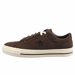Converse One Star Pro Ox Mens Fashion Trainers in Coffee Nut Egret Black - 7
