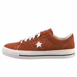 Converse One Star Pro Ox Mens Fashion Trainers in Red Oak White - 8