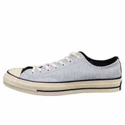 Converse Chuck 70 Ox Unisex Casual Trainers in Blue White - 8.5