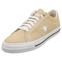 Converse One Star Pro Ox Unisex Casual Trainers in Oat Milk - 7