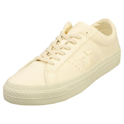 Converse One Star Pro Ox Unisex Casual Trainers in Cream - 9.5