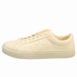 Converse One Star Pro Ox Unisex Casual Trainers in Cream - 9.5