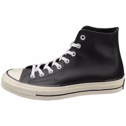 Converse Chuck 70 Hi Unisex Fashion Trainers in Black White - 7