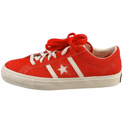 Converse One Star Academy Pro Ox Unisex Casual Trainers in Red - 8.5
