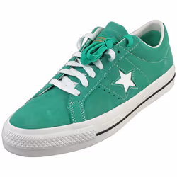 Converse One Star Pro Ox Unisex Casual Trainers in Green White - 8.5