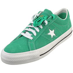Converse One Star Pro Ox Unisex Casual Trainers in Green White - 8.5