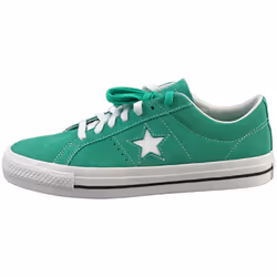 Converse One Star Pro Ox Unisex Casual Trainers in Green White - 8.5