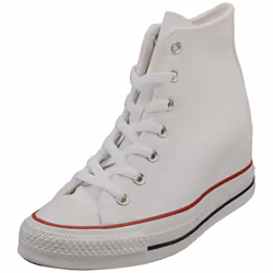 Converse Ctas Wedge Hi Womens Casual Trainers in White - 7