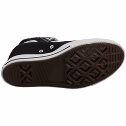 Converse Ctas Wedge Hi Womens Casual Trainers in Black White - 4