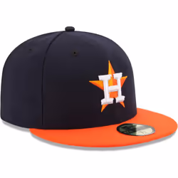 New Era MLB 59FIFTY Team Color Authentic Collection Fitted On Field Game Cap Hat (as1  Numeric  Numeric_7_and_7_eighths  Houston Astros Alternate)
