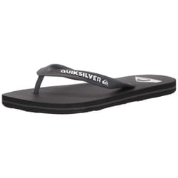 Quiksilver Mens Molokai 3 Point Flip Flop Sandal  Black 1  9