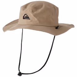 Quiksilver Men's Bushmaster Sun Protection Floppy Visor Bucket Hat Khaki XXL