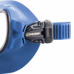 Cressi Atom  Blue Metal/Black  Clear Lens