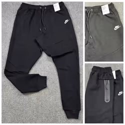 Nike Mens Jogger Fleece Cotton Sports Track Pant - BLACK, MEDIUM