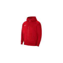 Kid Y Nk Flc Park20 Fz Hoodie Sweatshirt, Red White, 8-9 Years UK