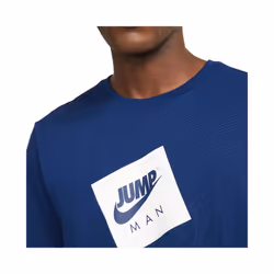 NIKE AIR JORDAN Mens T Shirts Athletic Summer Tee - Navy, S