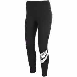 Nike Large Swoosh Logo Black Leggings - XS