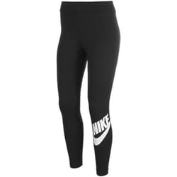 Nike Large Swoosh Logo Black Leggings - XS