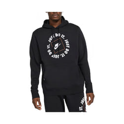 NIKE Mens Fleece Hoodie JDI Hooded Sweatshirt Black - S