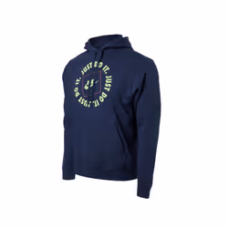NIKE Mens Fleece Hoodie JDI Hooded Sweatshirt Navy - S