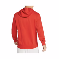 NIKE Mens Fleece Hoodie JDI Hooded Sweatshirt Red - L