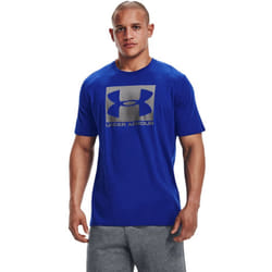 Under Armour Men's Boxed Sportstyle Short-Sleeve T-Shirt  Royal (400)/Graphite  Large Tall