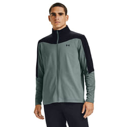 Under Armour Mens Storm Midlayer Full Zip Breathable Fast Dry Golf Sweater - M, Lichen Blue