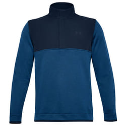 Under Armour Mens Storm SF 1/2 Snap Strech Water Repellent Golf Sweater - S, Academy/Graphite Blue