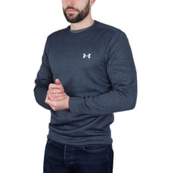 Under Armour Mens UA Water Repellent Fleece Lightweight Crew Sweater - S, Academy/Halo Gray