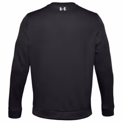 Under Armour Mens UA Water Repellent Fleece Lightweight Crew Sweater - S, Black/Halo Gray