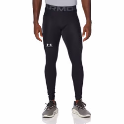 Under Armour Men's HeatGear Armour Leggings  Black (001)/Pitch Gray  X-Large Tall