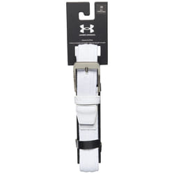 Under Armour Men's Braided Golf Belt  White (100)/None  40
