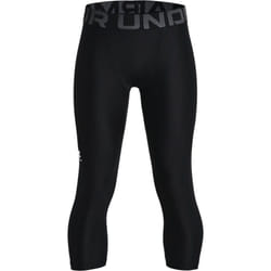 Under Armour Boys HeatGear Armour 3/4 Leggings   Black (001)/Pitch Gra