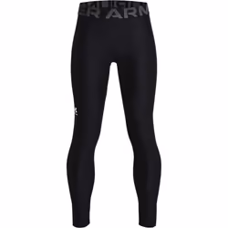 Under Armour Boys HeatGear Armour Leggings Black (001)/Pitch Gray