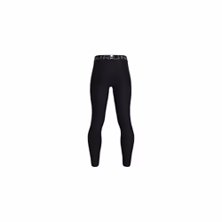 Under Armour Boys HeatGear Armour Leggings   Black (001)/Pitch Gray